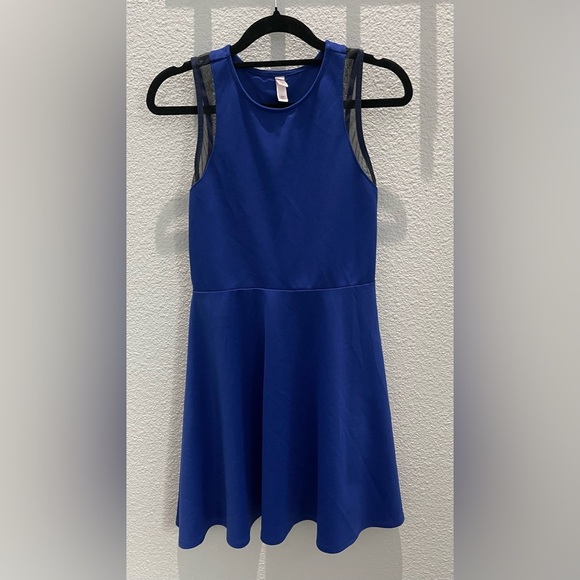 Xhilaration Dresses & Skirts - Xhilaration Blue Halter A-Line Cocktail Dress